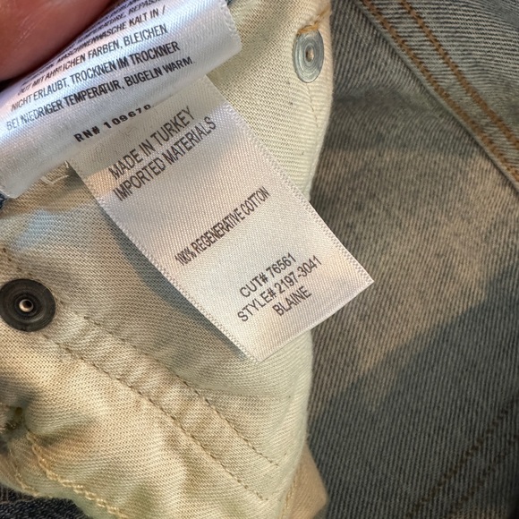 Citizens of humanity Blaine high rise straight sz 25 - Picture 7 of 8